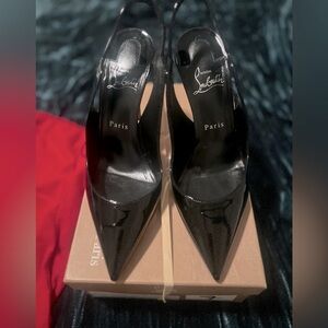 Christian Louboutin along back heels